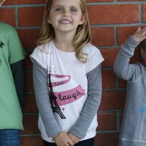 Laugh Girls LS Eiffel Tee